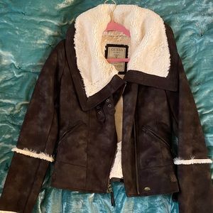 GUESS fur jacket